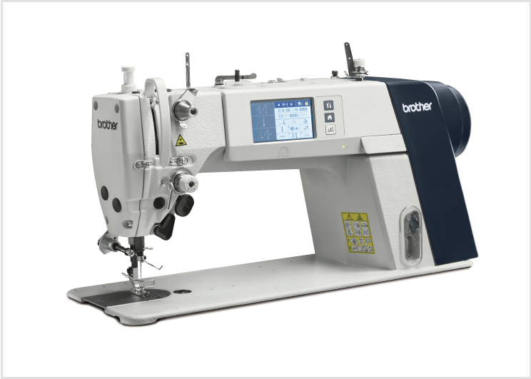 Una máquina de coser plana
