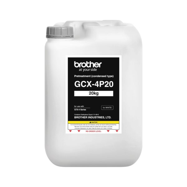brother dtg gtx pre treatment liquid condensed 20kg 16 litre gcx 4p20